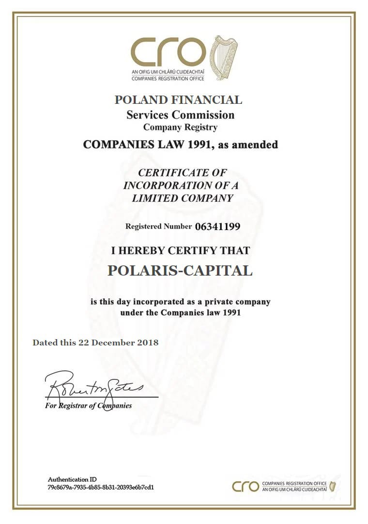 Company Certificate
